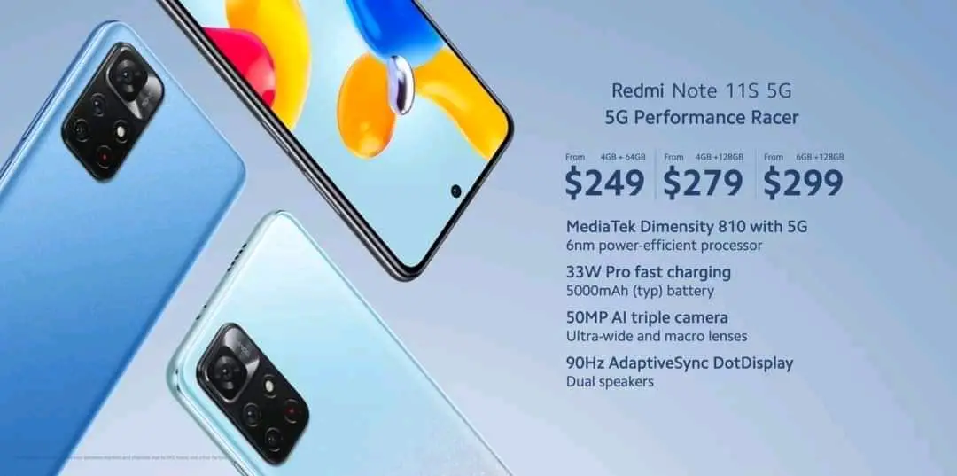 Xiaomi Redmi Note 11S 5G